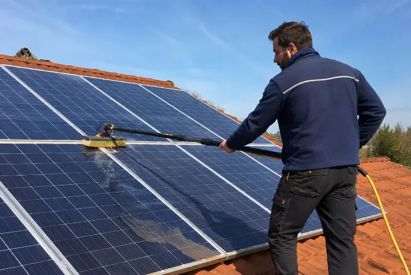 Nettoyage et entretien de panneaux solaires à Belz